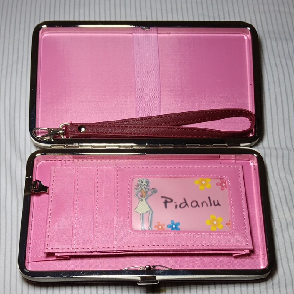 Chic Plum Clutch with Bow Accent - Picture 2 of 6